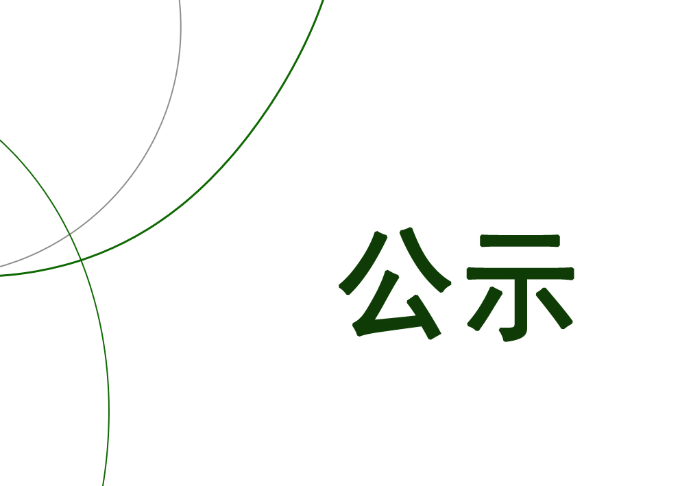 公示
